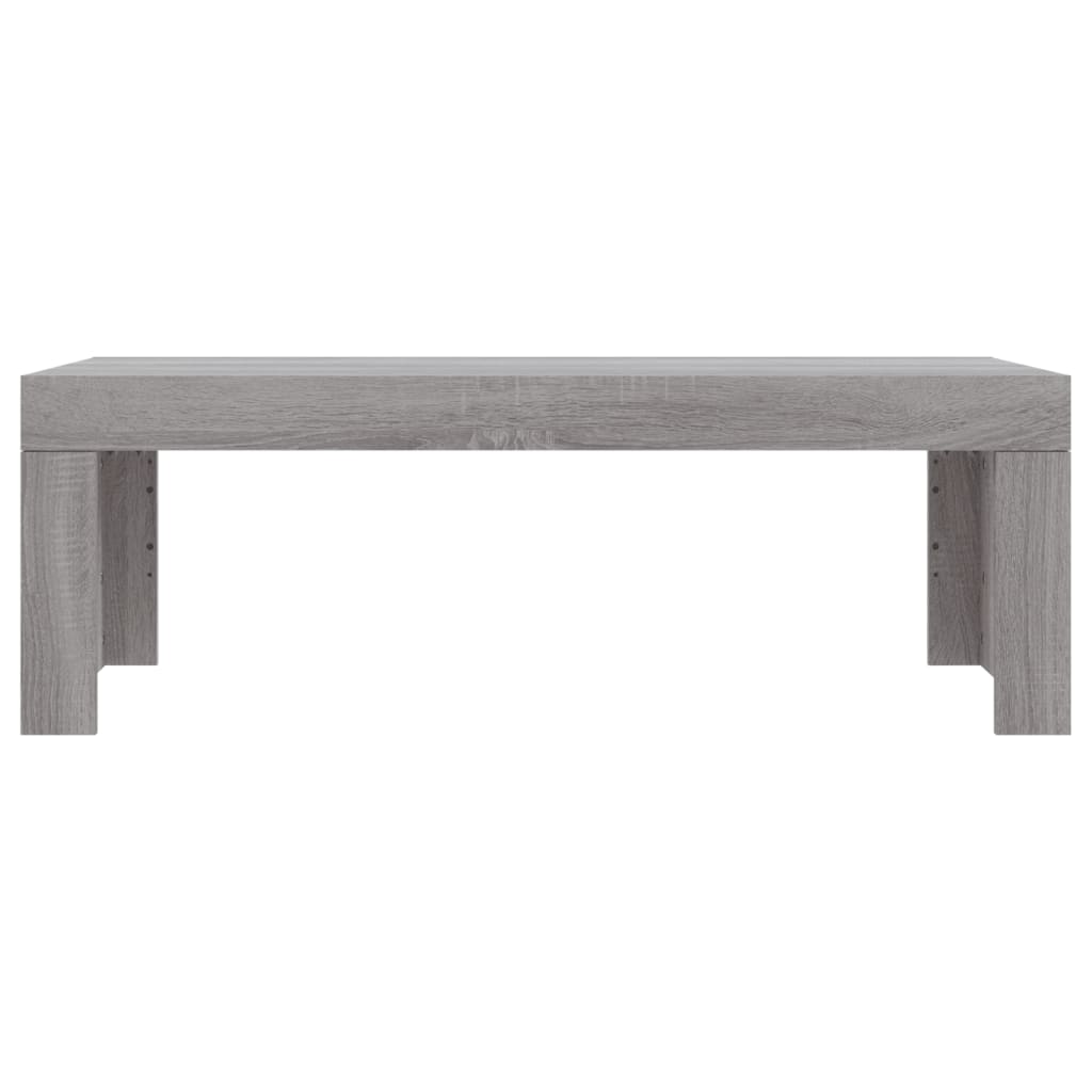 Mesa de centro 102x50x36cm derivados de madeira cinzento sonoma