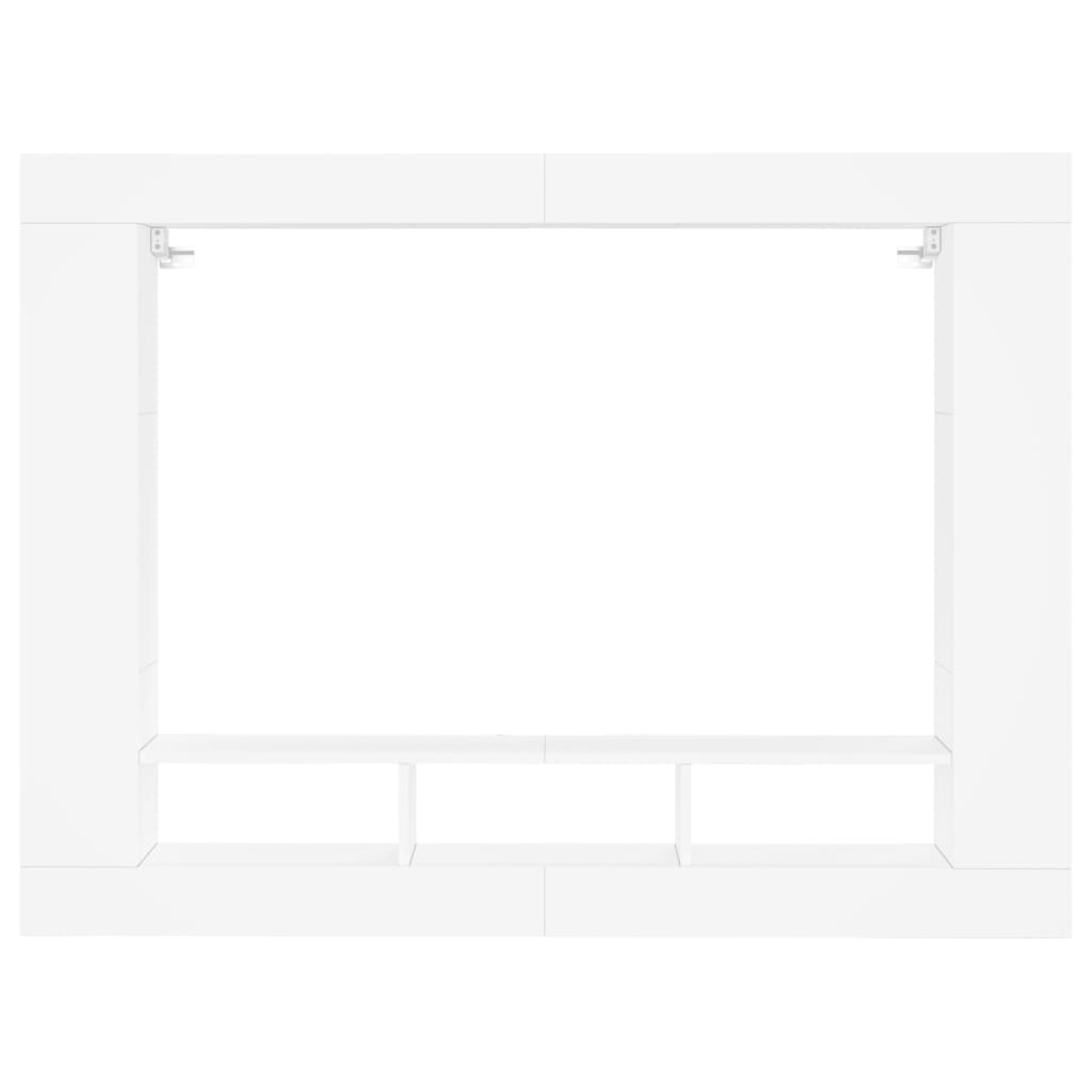 Móvel de TV 152x22x113 cm derivados de madeira branco