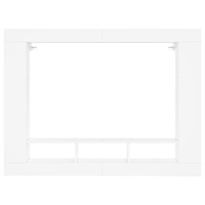 Móvel de TV 152x22x113 cm derivados de madeira branco