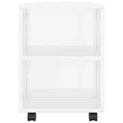 Móvel de TV 102x34,5x43 cm derivados madeira branco brilhante