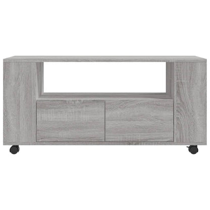 Móvel de TV 102x34,5x43 cm derivados de madeira cinzento sonoma