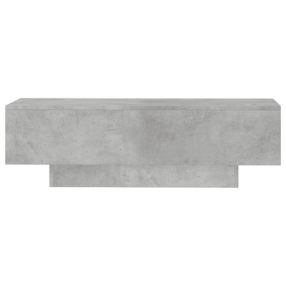 Mesa de centro 100x49,5x31cm derivados de madeira cinza cimento