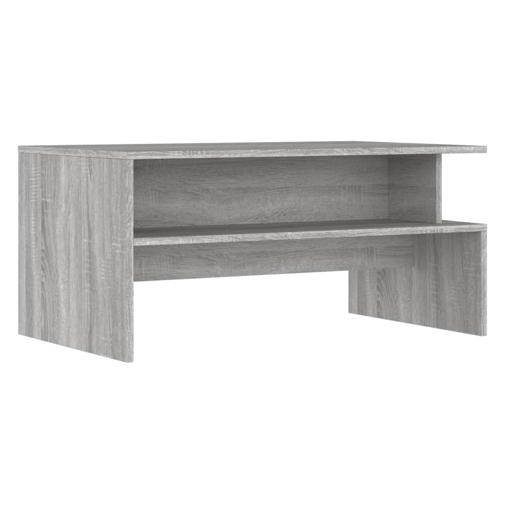 Mesa de centro 90x55x42,5 cm derivados de madeira cinza sonoma