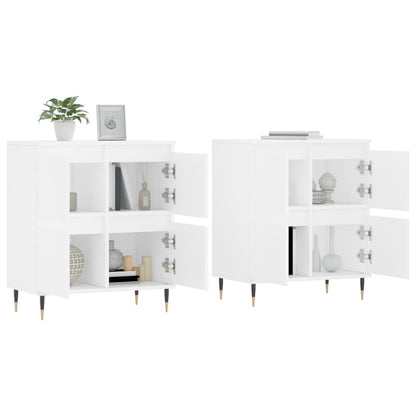 Aparadores 2 pcs derivados de madeira branco