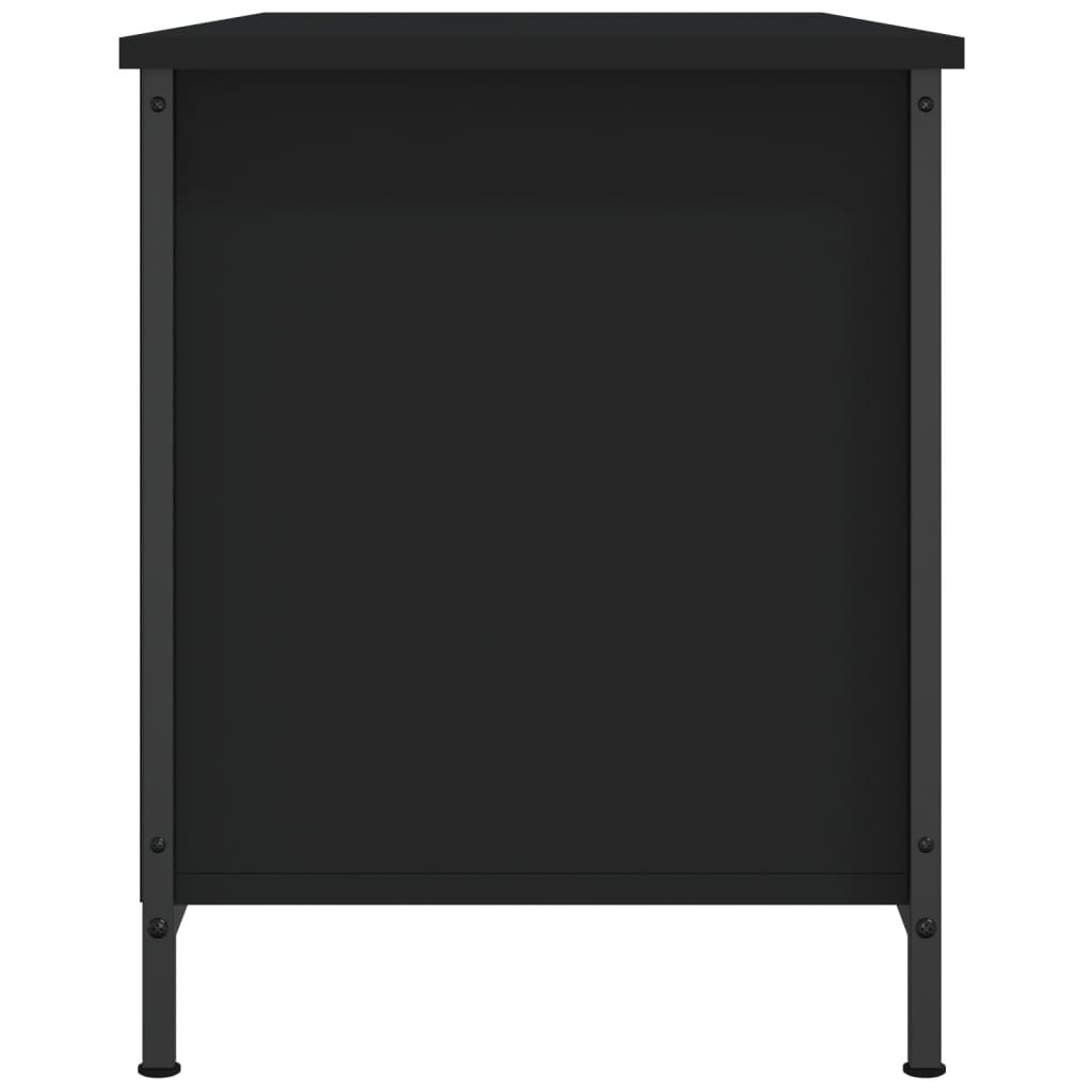 Móvel de TV 100x40x50 cm derivados de madeira preto