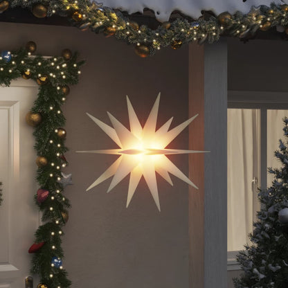 Luzes de Natal com LEDs 3 pcs dobrável branco 100 cm