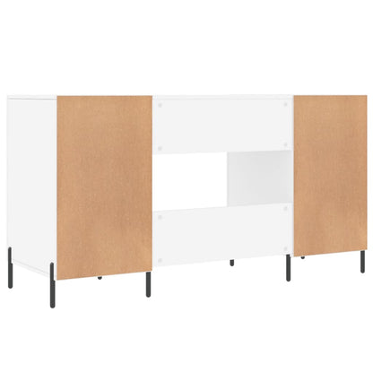 Secretária Root com 2 Portas de 140 cm - Branco - Design Nórdico