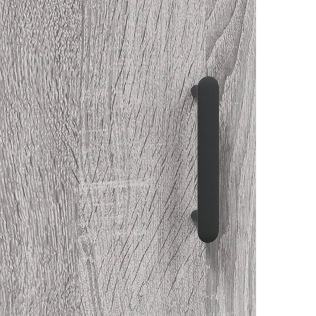 Secretária Root com 2 Portas de 140 cm - Cinzento - Design Nórdico