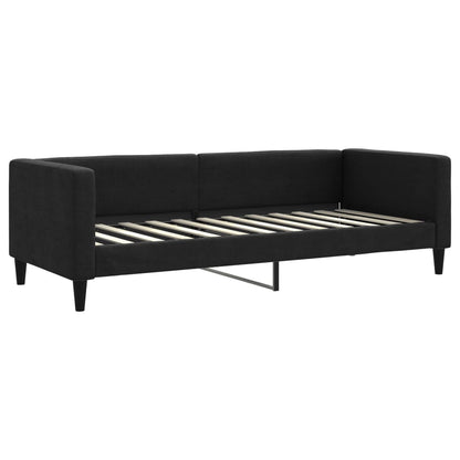 Sofá-cama 80x200 cm tecido preto