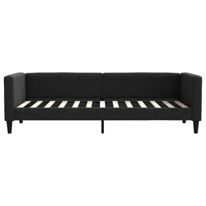 Sofá-cama 80x200 cm tecido preto