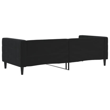 Sofá-cama 90x200 cm veludo preto