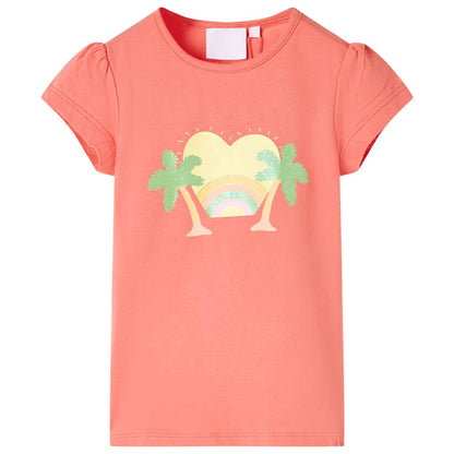 T-shirt infantil coral 92