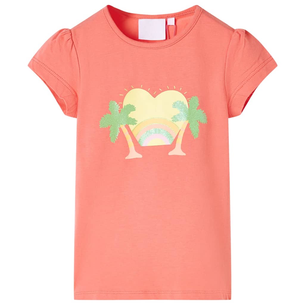 T-shirt infantil coral 104