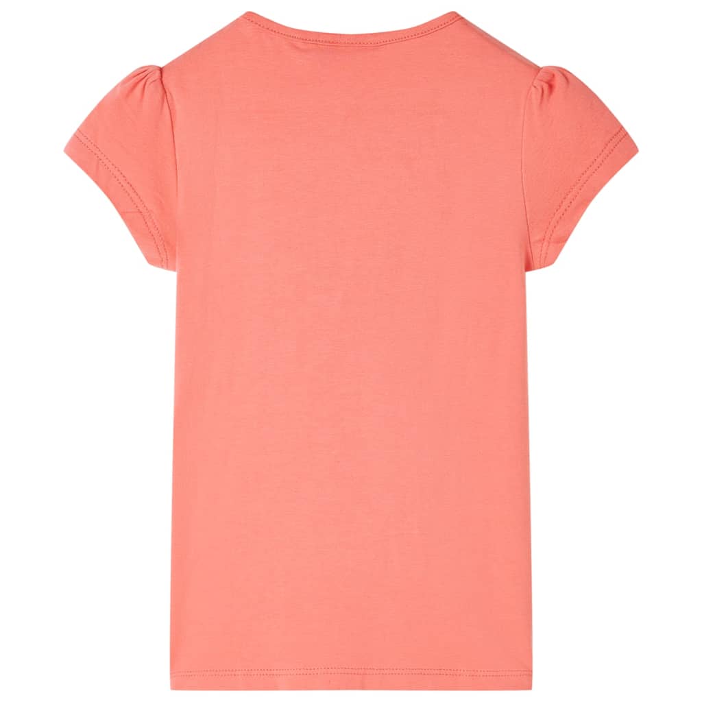 T-shirt infantil coral 128