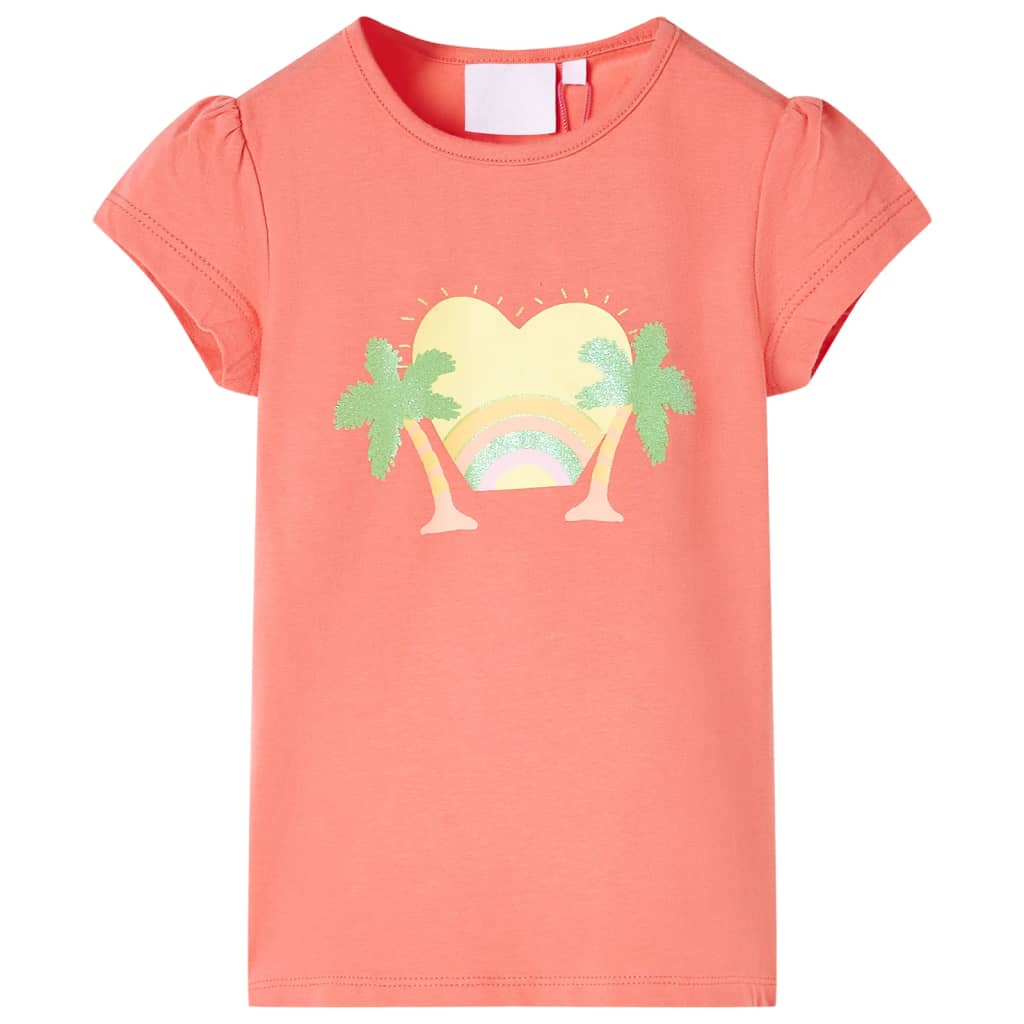 T-shirt infantil coral 140