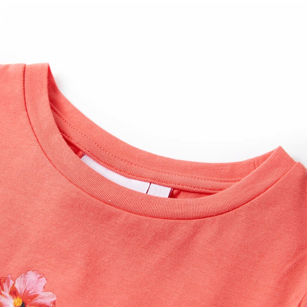 T-shirt infantil coral 104