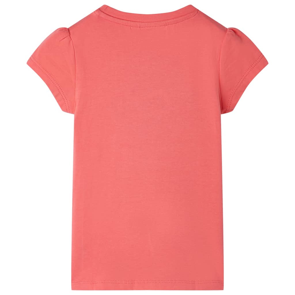 T-shirt infantil coral 128