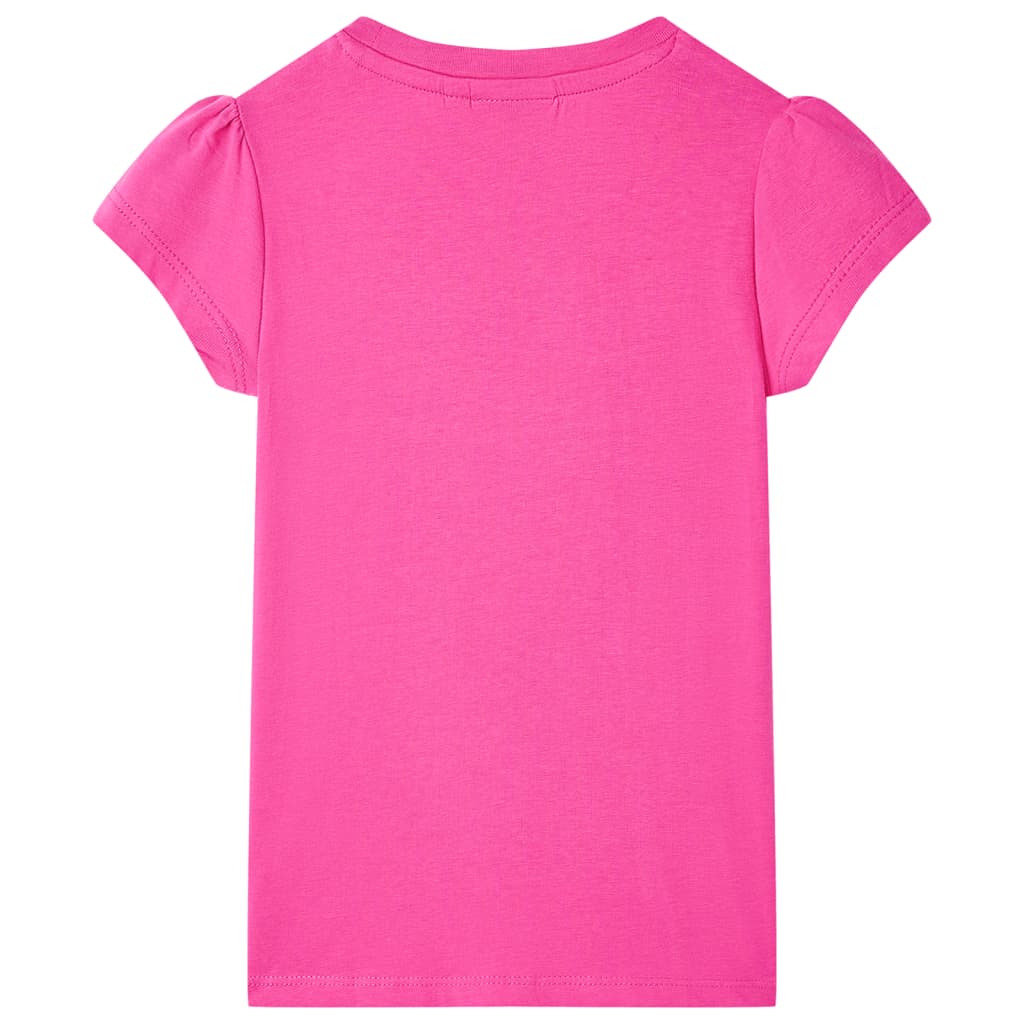 T-shirt de criança rosa-escuro 104