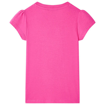 T-shirt de criança rosa-escuro 104