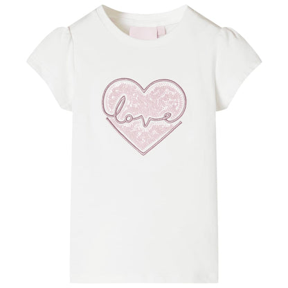 T-shirt infantil cor cru 128