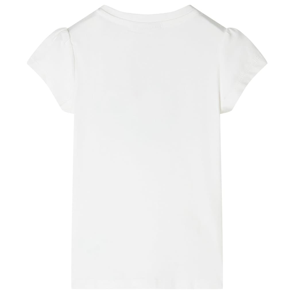 T-shirt infantil cor cru 128