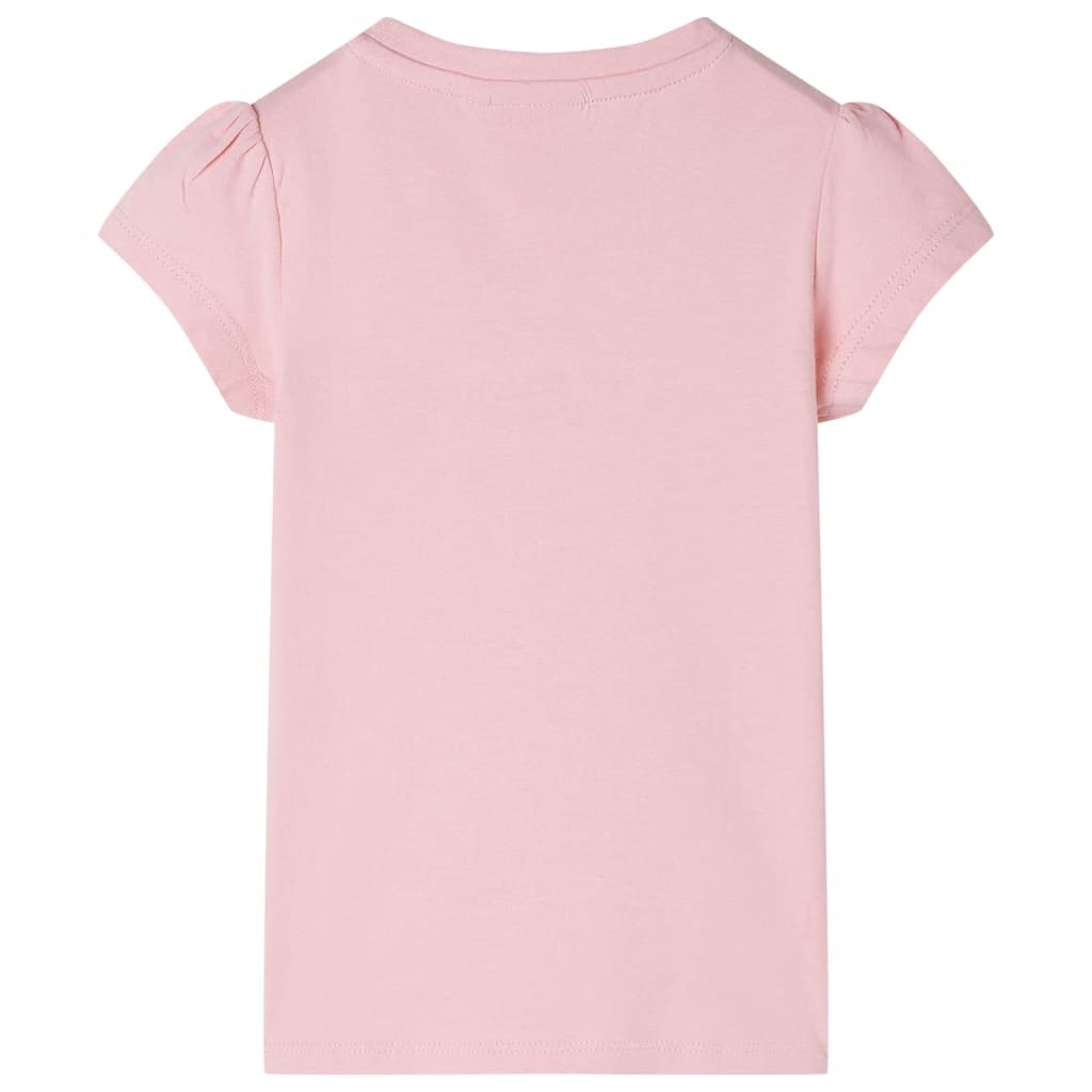 T-shirt de criança rosa-claro 104