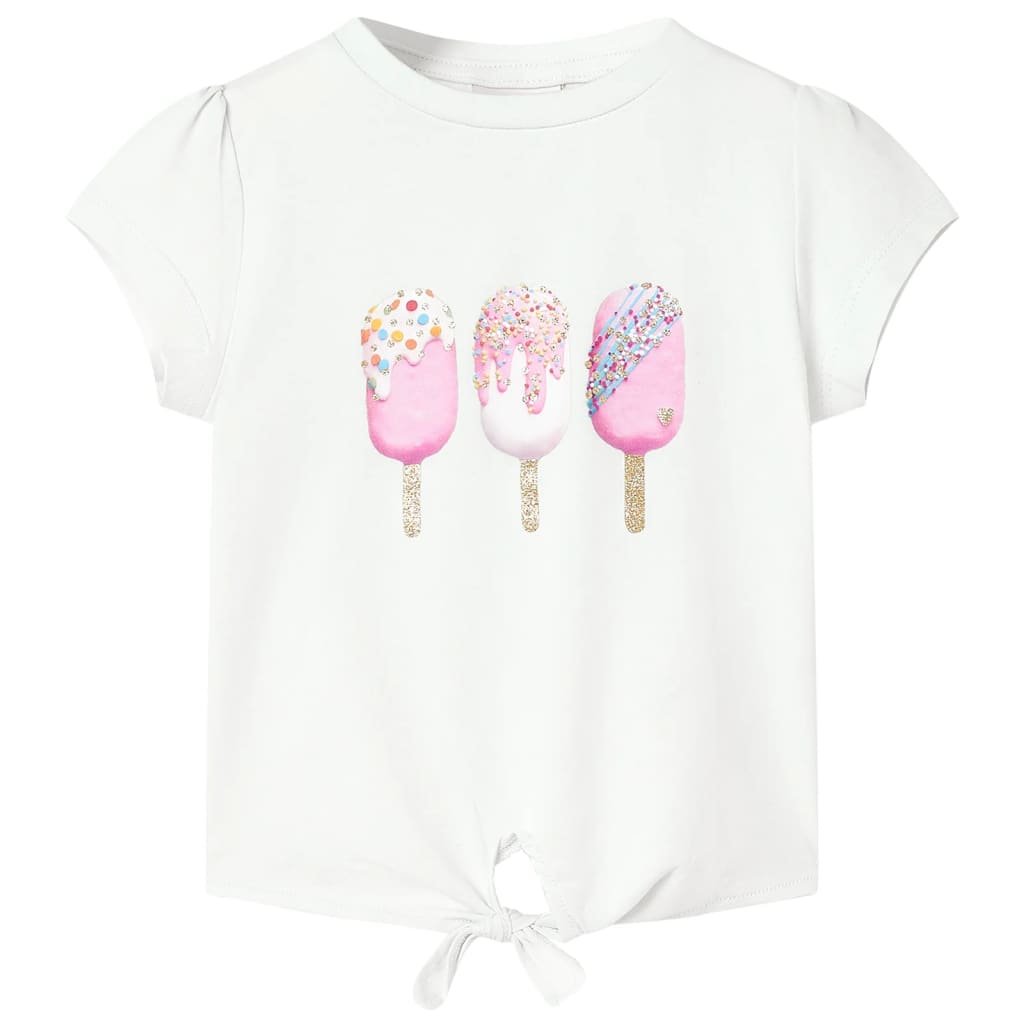 T-shirt infantil cor cru 104