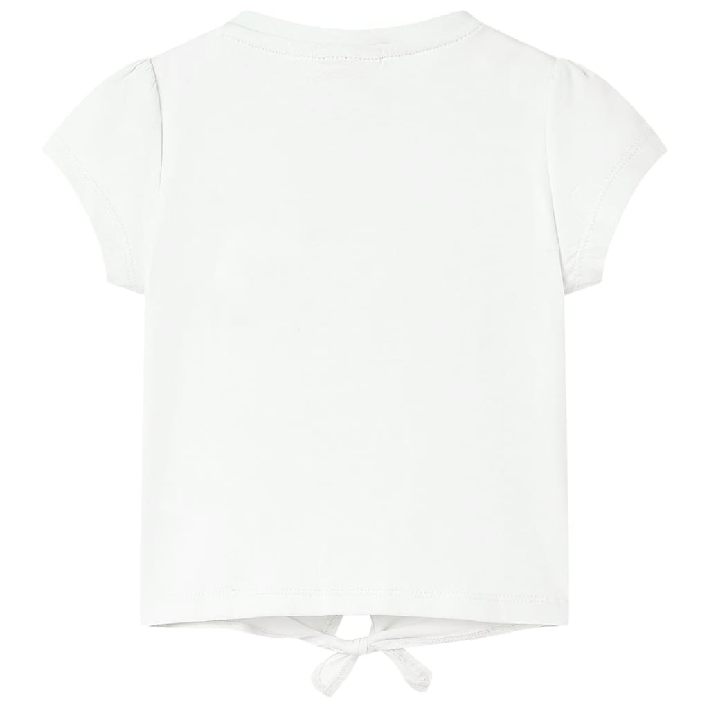 T-shirt infantil cor cru 104