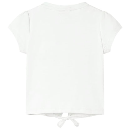 T-shirt infantil cor cru 104