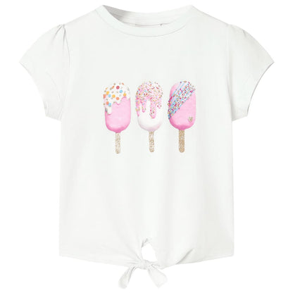 T-shirt infantil cor cru 128