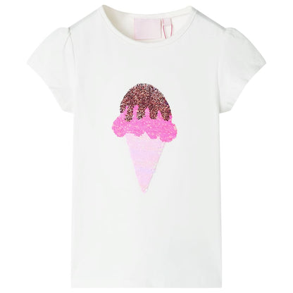 T-shirt infantil cor cru 92