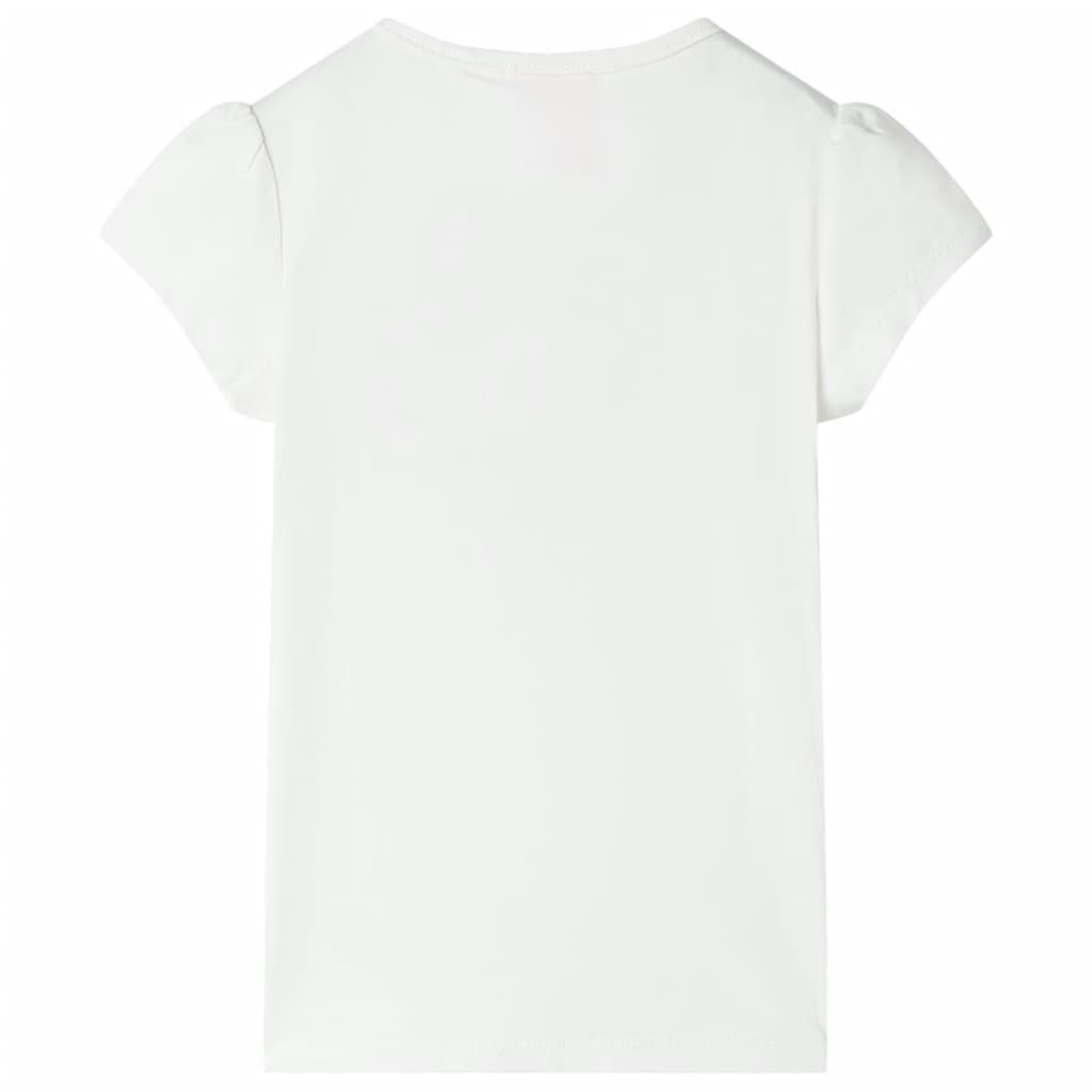 T-shirt infantil cor cru 104