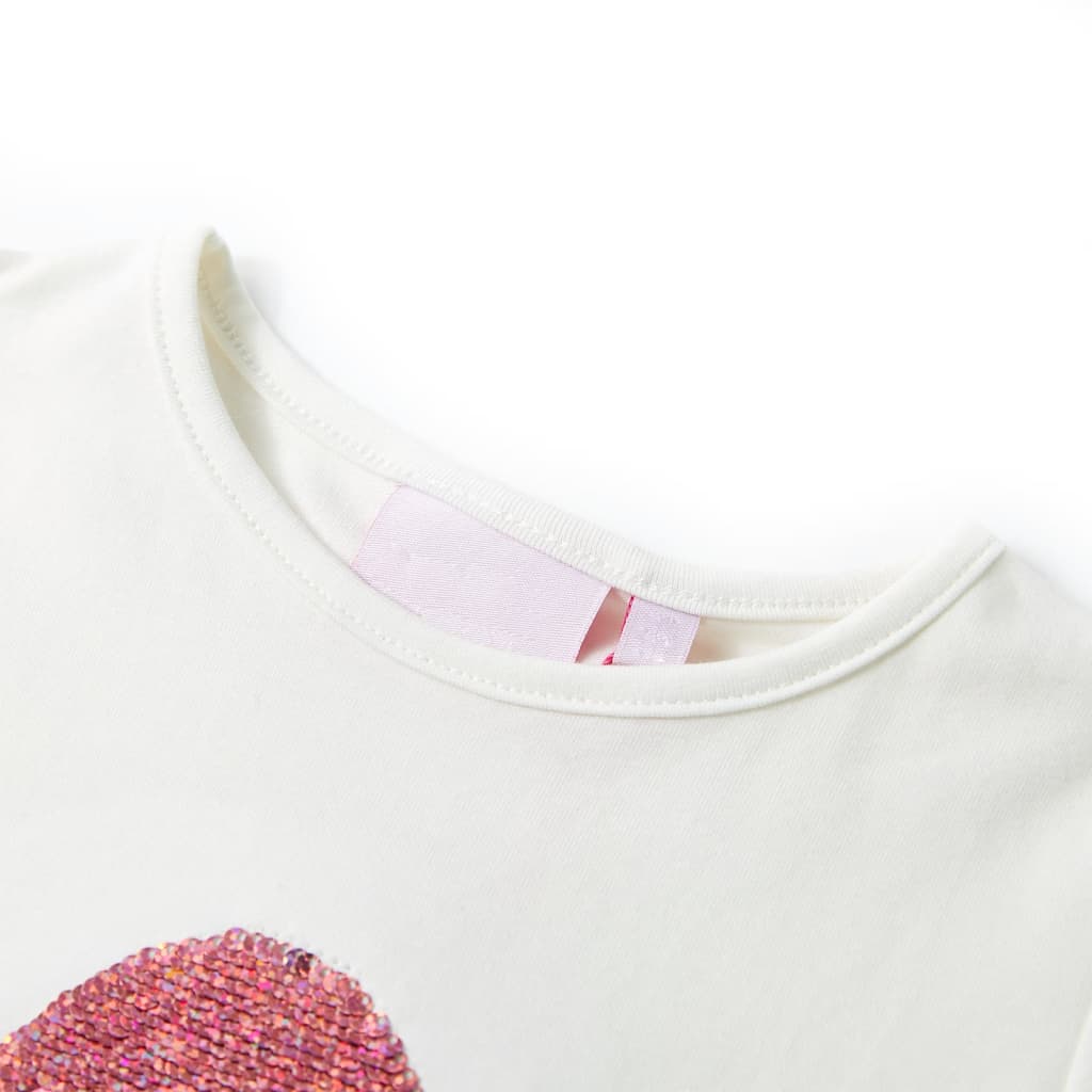 T-shirt infantil cor cru 104