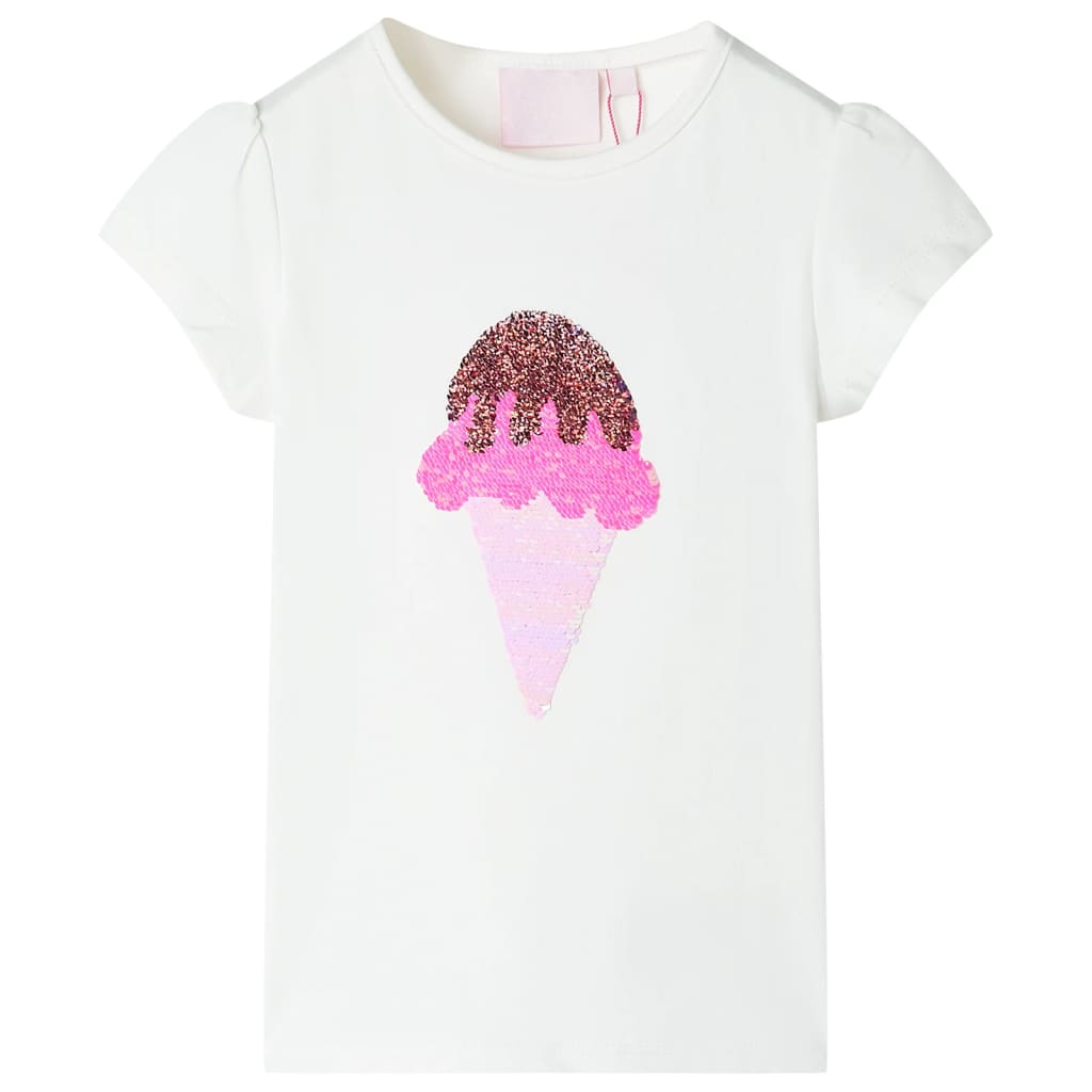 T-shirt infantil cor cru 128