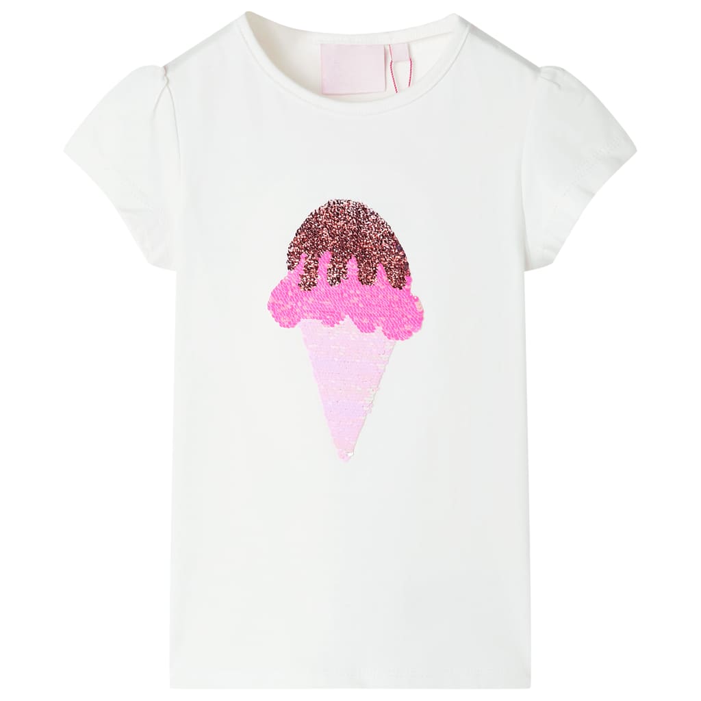 T-shirt infantil cor cru 140