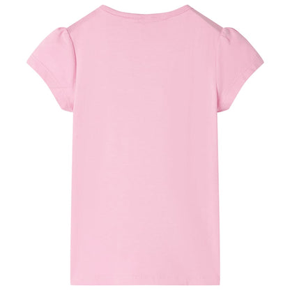 T-shirt para criança rosa-choque 116