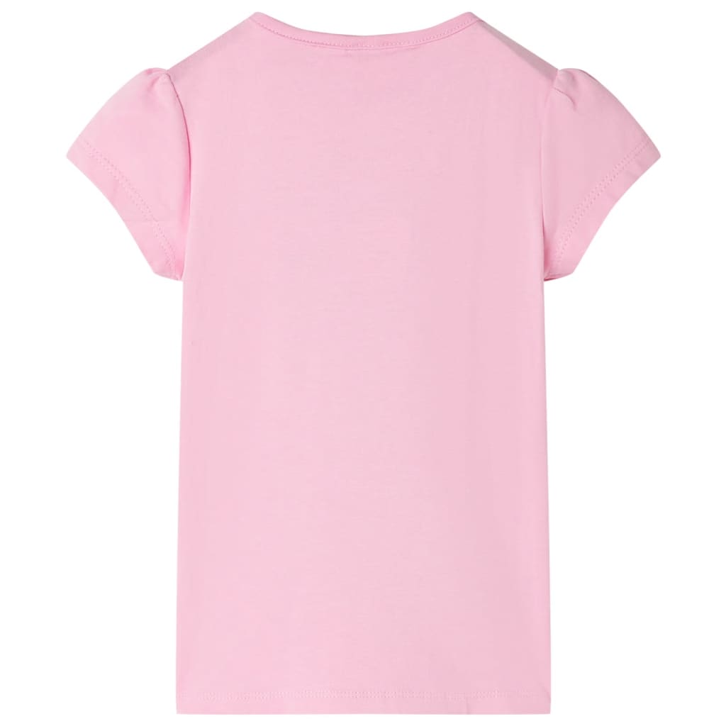 T-shirt para criança rosa-choque 140