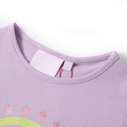 T-shirt infantil lilás 92