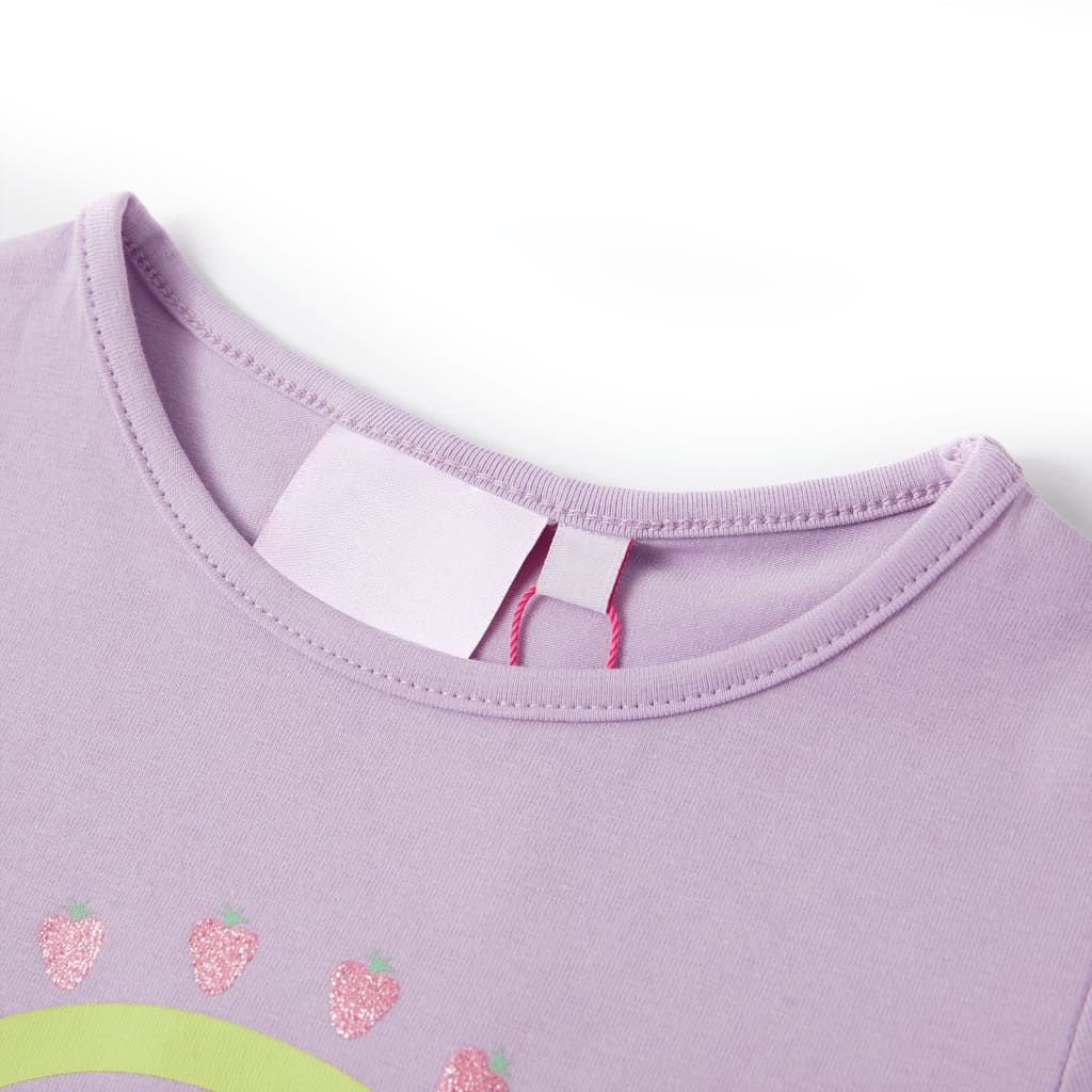 T-shirt infantil lilás 104