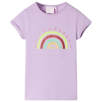 T-shirt infantil lilás 116