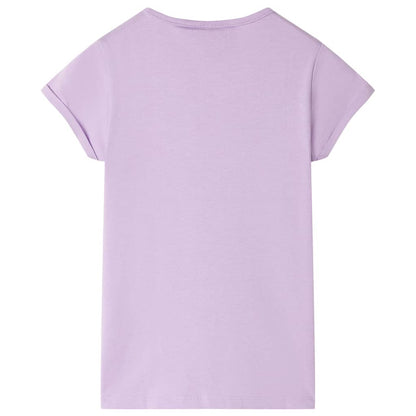 T-shirt infantil lilás 116