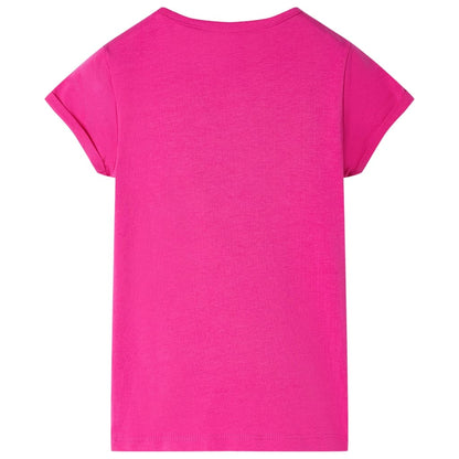 T-shirt de criança rosa-escuro 104