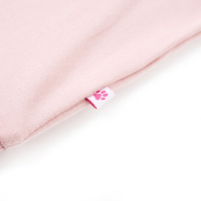 Sweatshirt para criança cor rosa-claro 104