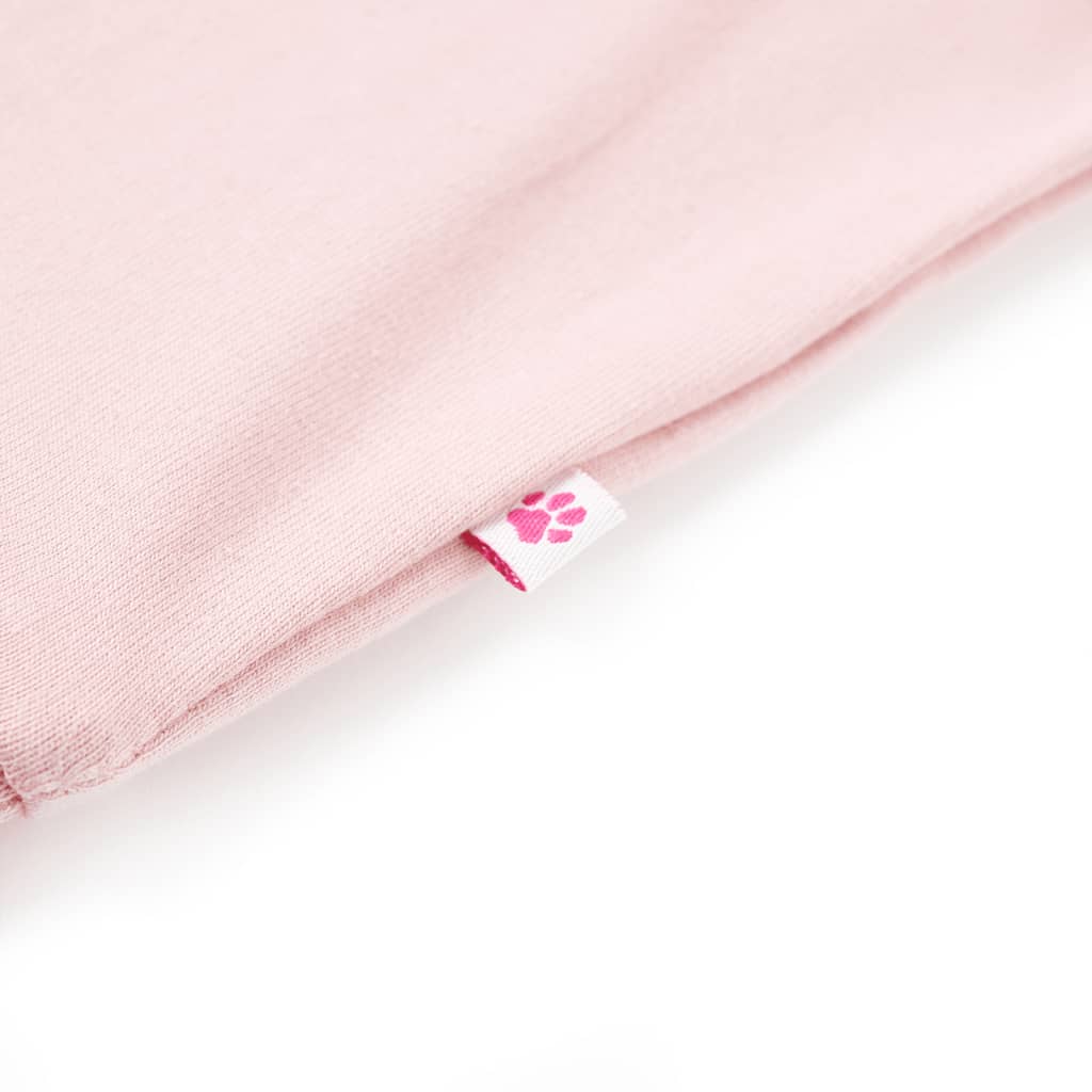 Sweatshirt para criança cor rosa-claro 140