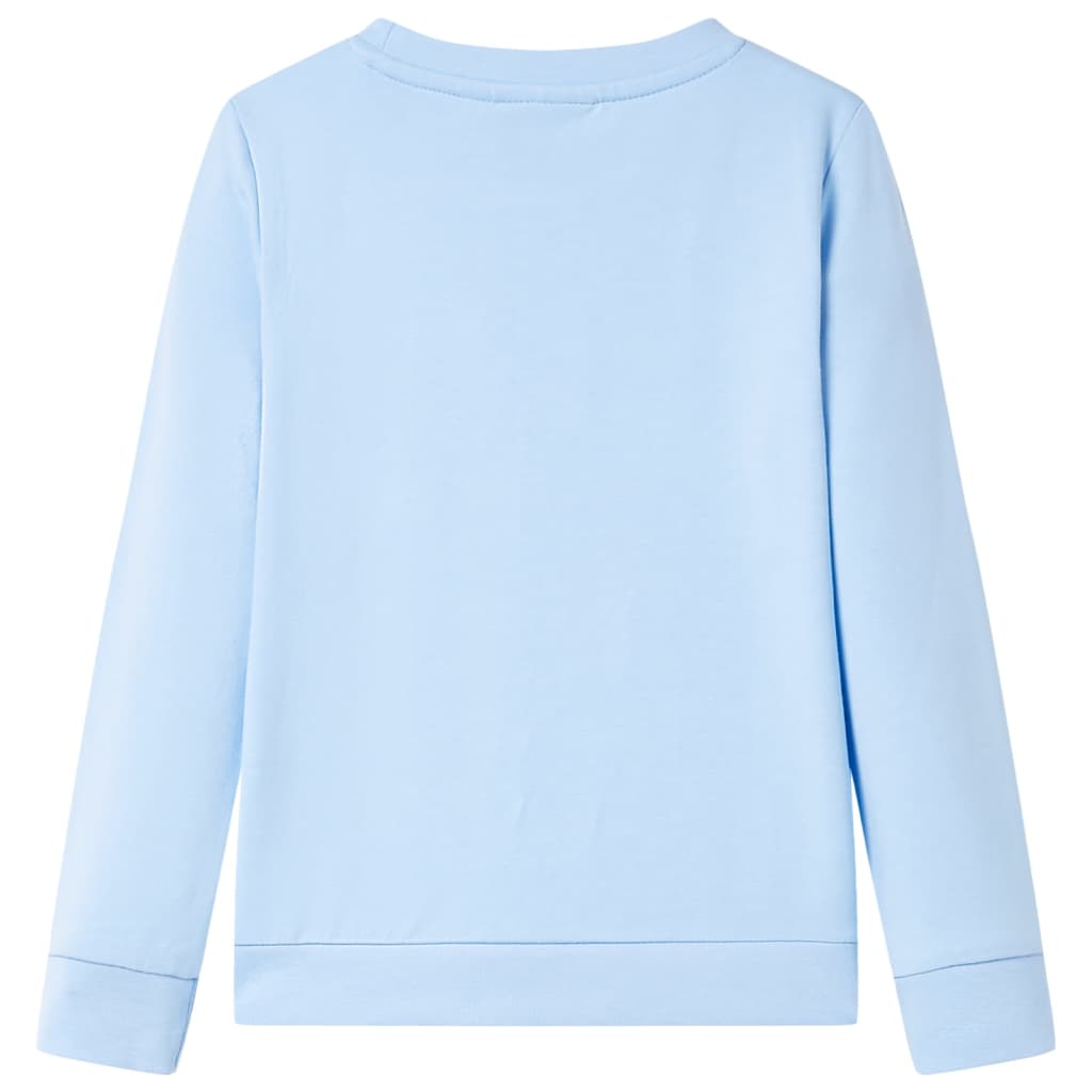 Sweatshirt para criança azul-claro 104