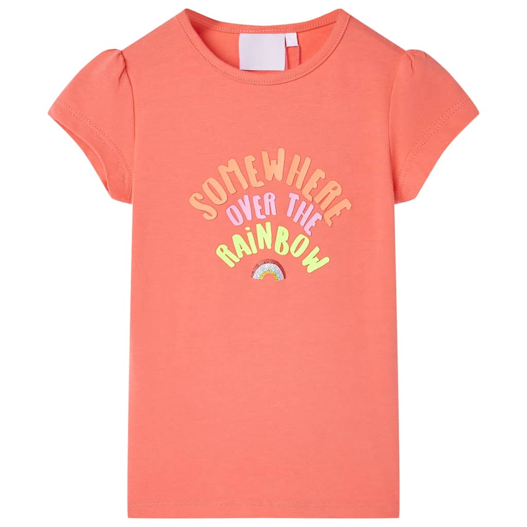 T-shirt infantil coral 92