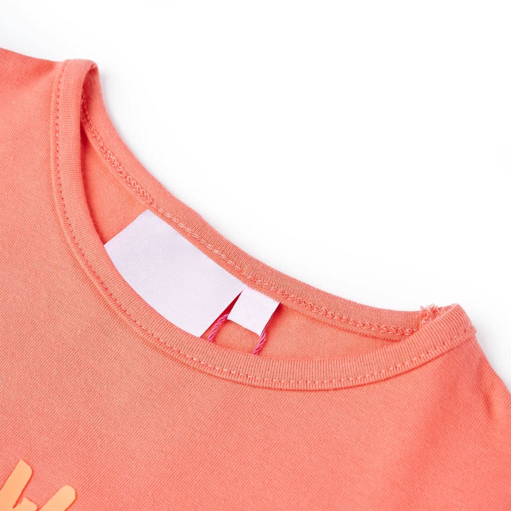 T-shirt infantil coral 92