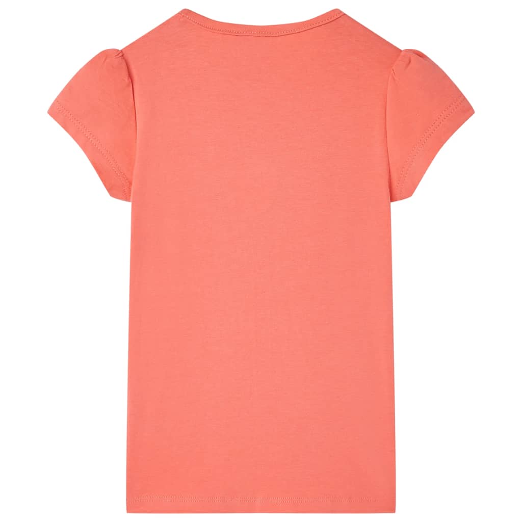 T-shirt infantil coral 128