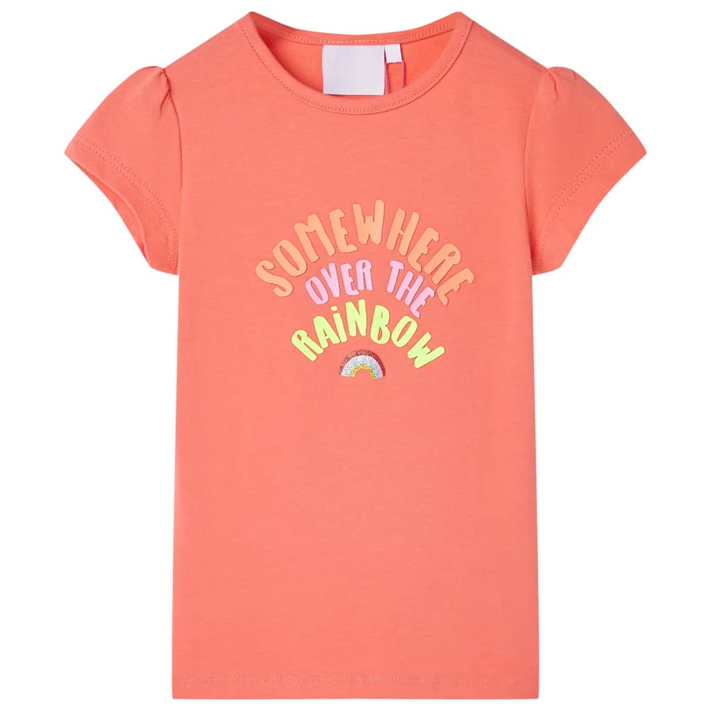 T-shirt infantil coral 140