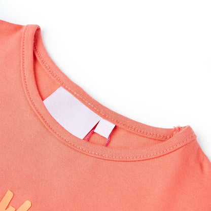 T-shirt infantil coral 140